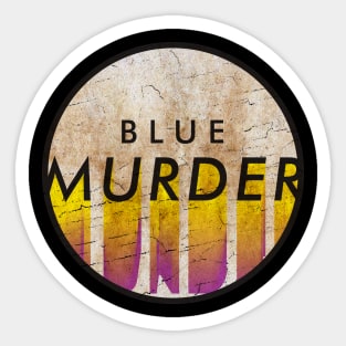 Blue Murder - VINTAGE YELLOW CIRCLE Sticker